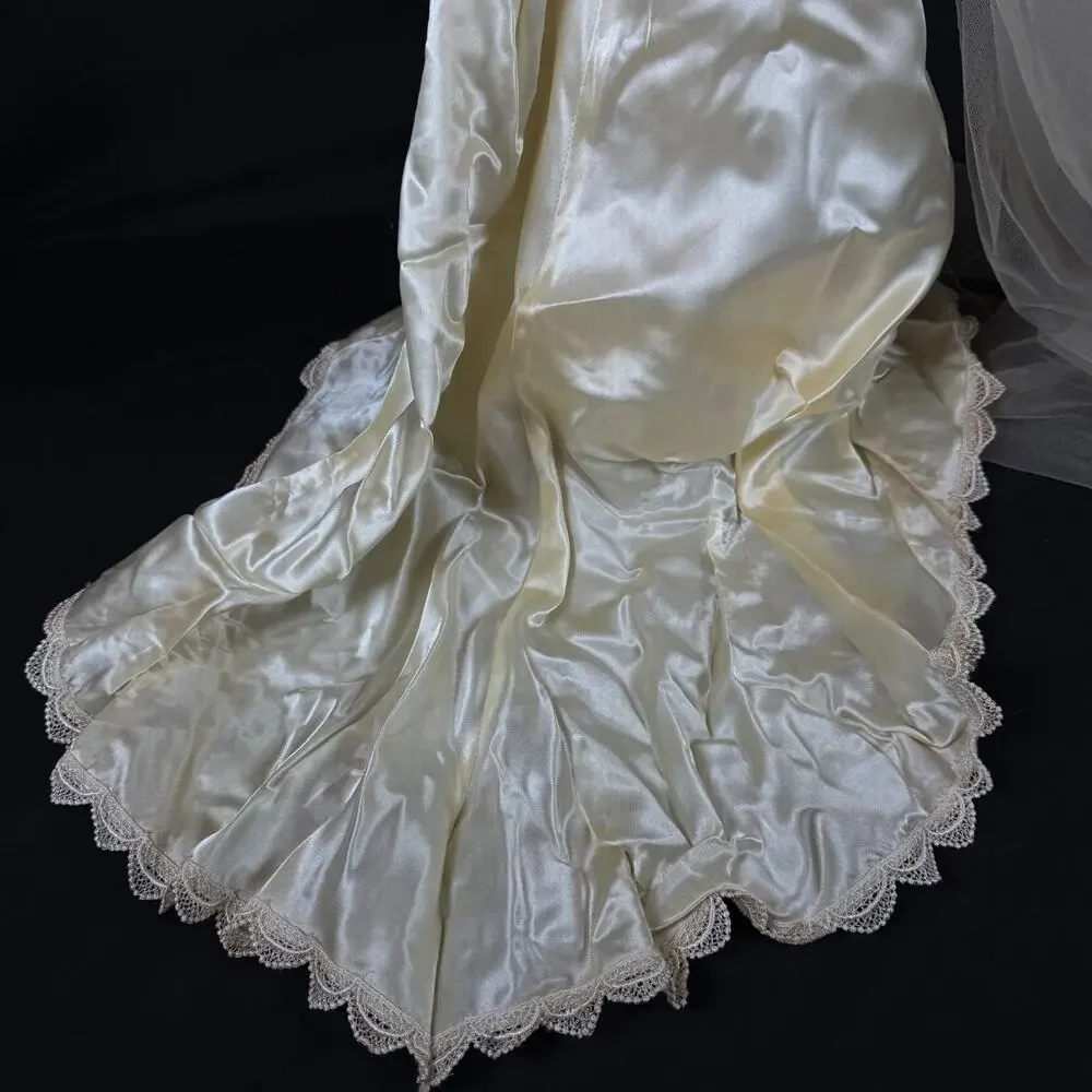FRANKLIN HEIRLOOM GIBSON GIRL PORCELAIN BRIDE DOLL 23